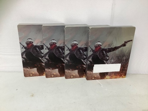 Lot Of [3] X-Box & [1] Ps4 Homefront: Revolution, E-Commerce Return, Sold As Is  - Lot 558