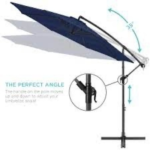 Offset Hanging Patio Umbrella - 10ft - Lot 6