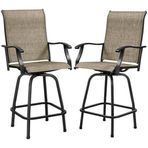 Yaheetech 2pcs Swivel Bar Stools - Lot 214