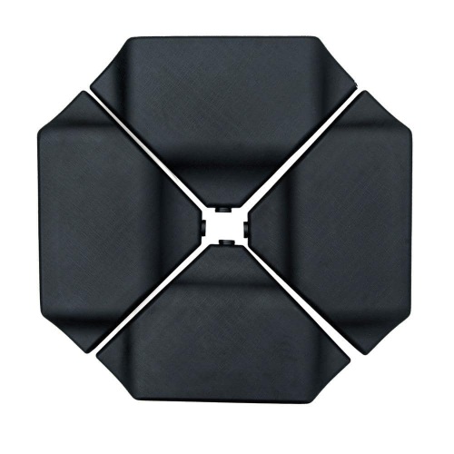 Plastic Patio Umbrella Base Weights in Black - Lot 326