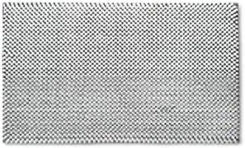 Case of (4) Low Chenille Memory Foam Bath Rug, Classic Gray