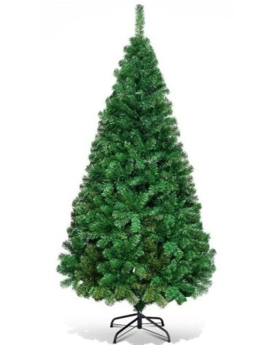 6 ft. Artificial PVC Christmas Tree with Stand Green 
