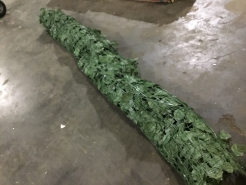 Artificial Ivy Hedge Leaf and Vine Privace Fence Screen, 96" x 72" 