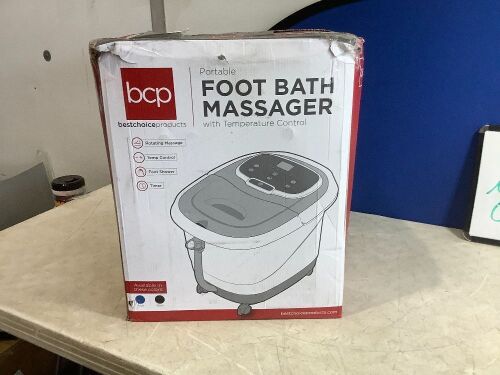 Portable Foot Bath Massager with Temperature Control 