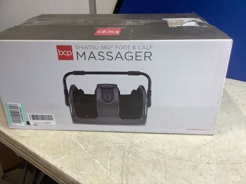 Reflexology Shiatsu Foot Massager w/ High-Intensity Rollers, Remote Control