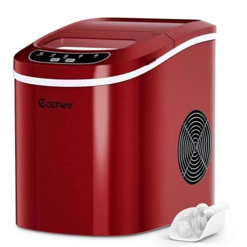 14 in. 26 lbs. Portable Compact Electric Ice Maker Machine Mini Cube