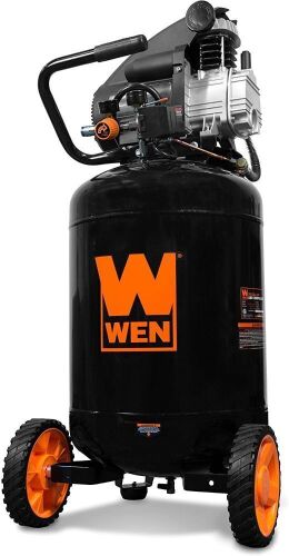 WEN 2202 20-Gallon Oil-Lubricated Portable Vertical Air Compressor 