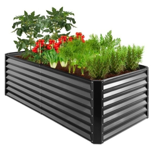 Outdoor Metal Raised Garden Bed for Vegetables, Flowers, Herbs - 6x3x2ft, Appears New - Lot 149