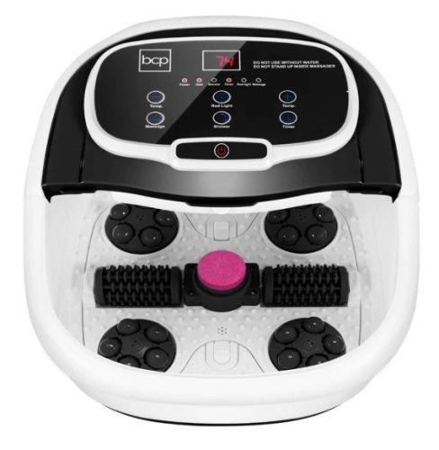 Automatic Heated Shiatsu Massage Foot Bath Spa w/ Pumice Stone, Appears New - Lot 158