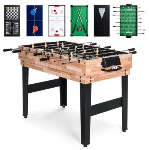 10-in-1 Combo Game Table Set w/ Pool, Foosball, Ping Pong, Chess - 2x4ft. Appears New - Lot 249