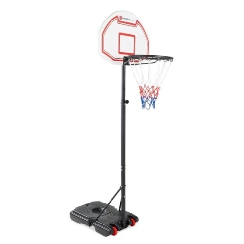 Kids Height-Adjustable Basketball Hoop, Portable Backboard System w/ Wheels, Ecommerce Return - Lot 183