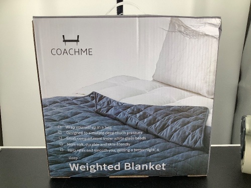 Coach Me Weighted Blanket, Appears New - Lot 273