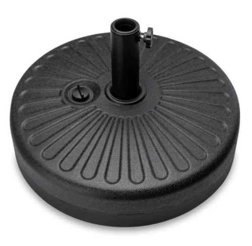 Plastic Patio Umbrella Base Pole Holder Accessory w/ Adjustable Knob, Appears New - Lot 331