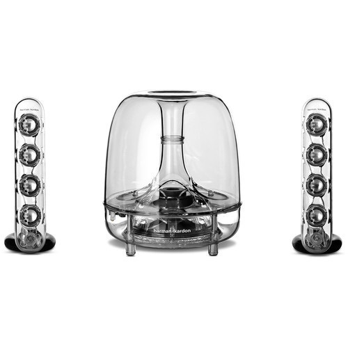Harman / Kardon SoundSticks III Computer Speaker System - E-Comm Return, Appears New, Tested/Works   - Lot 77