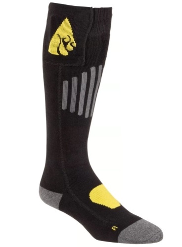 ActionHeat Rechargeable Battery-Heated Cotton Socks, Size L-XL, E-Commerce Return, Untested - Lot 163