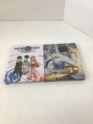 Lot of 2 Steelbook PS4 Games, The king of Fighters XIV, and Sword Art Online Holo Realization, E-Commerce Return - Lot 177