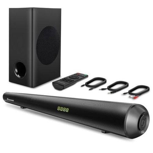 Wohome Soundbar 2.1 Channel with Subwoofer, DSP Technology, LED Display, Built-in 4 Speakers - Appears New - Lot 286