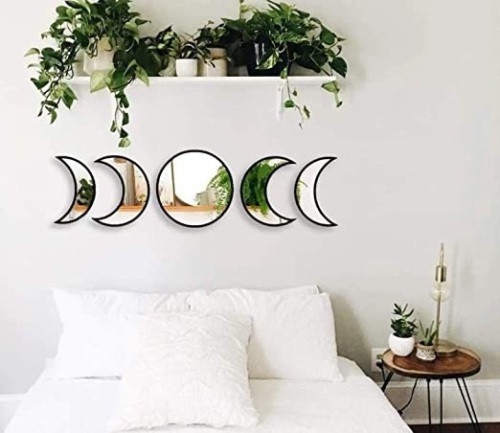 Case of (30) TCANG 5 Piece Moon Phase Mirror Set, Black - New - Lot 324