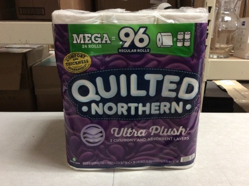 Quilted Northern Ultra Plush Toilet Paper, 24 Mega Rolls - New - Lot 354