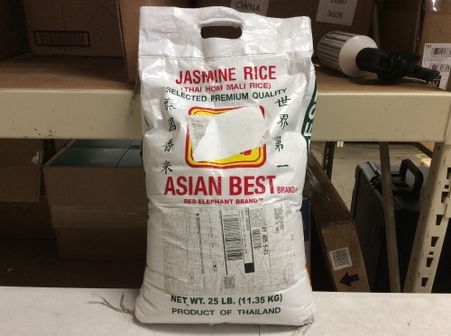 Asian Best Jasmine Rice, 25 lb - New - Lot 359