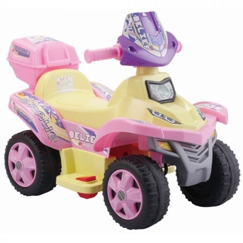 Quad Raptor Extremity 6V Ride on 4 Wheeler, Pink - New - Lot 395