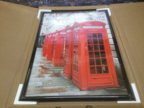 MCS Trendsetter Poster Back-Loading Wall Art & Puzzle Frame, 20 x 28 in, Black - Appears New   - Lot 561