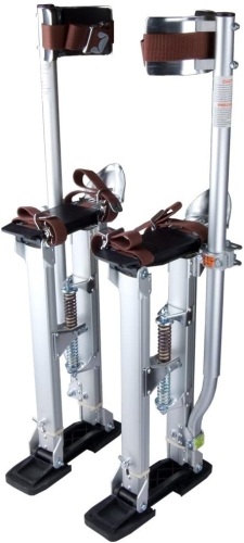 Yescom 24"-40" Professional Grade Aluminum Adjustable Drywall Stilts - Appear New in Damaged Box  - Lot 858