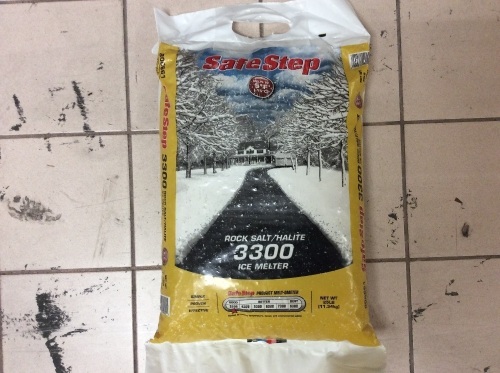 Safe Step Rock Salt Ice Melter, 25 lb - New - Lot 1020