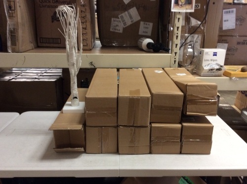 Lot of (9) Walfront 2' LED Birch Tree Table Lamps - Appear New  - Lot 1058