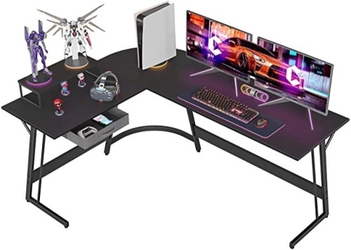 CubiCubi L-Shaped Gaming Desk - Appears New  - Lot 1080