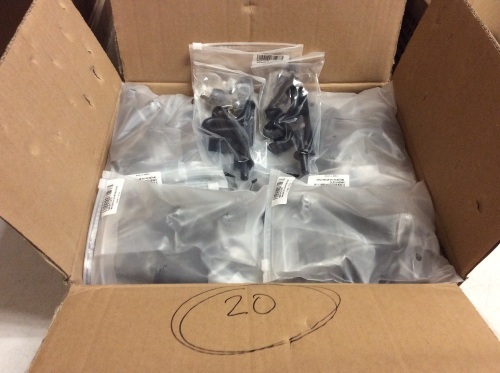 Lot of (20) Sliding Bolt Door Lock with Padlock Hole, 2 Pc - Appear New  - Lot 1108
