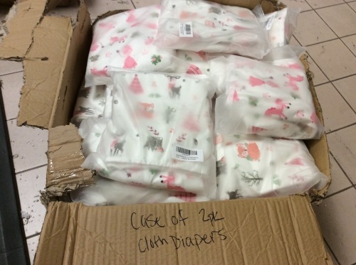 Case of 2 Packs of Cloth Diapers - Appear New - Lot 1144