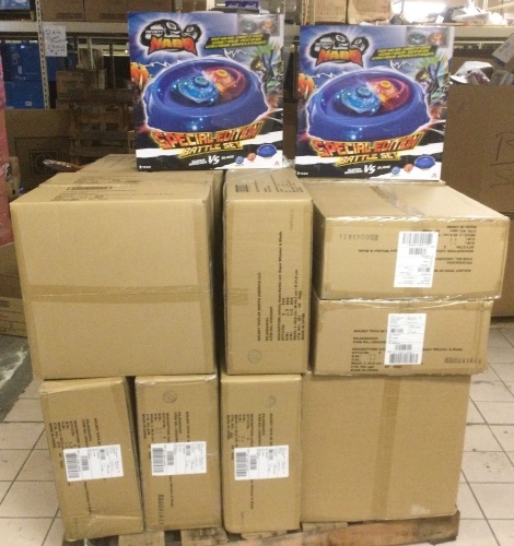 Pallet of (21) Cases of 2 Pack Infinity NADO Battle Stunt Area with 2 Metal NADO Spinning Toys: Super Whisker and Blade - New  - Lot 76