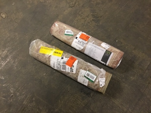 Lot of (2) Voyage St. Louis 2' 2 x 6' 0 Runner Rugs, 1 Rose/Cream, 1 Green - Appear New  - Lot 621