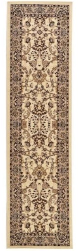 Unique Loom Sialk Hill Washington Ivory 2' 7 x 10' 0 Runner Rug - Appears New  - Lot 640
