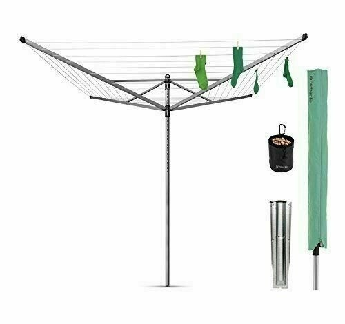Brabantia 311321 4 Arm Lift-O-Matic Rotary Clothes Line Dryer - E-Comm Return, Appears New  - Lot 800