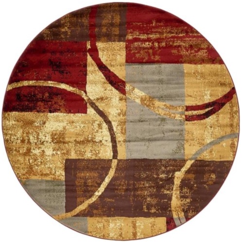 Unique Loom Barista Kouillou Multi 7'10" Round Rug - Appears New  - Lot 630