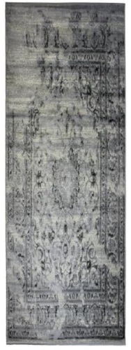 Msrugs Ahwahnee Gray 8' x 10' Polypropylene Runner Rug - Appears New  - Lot 635
