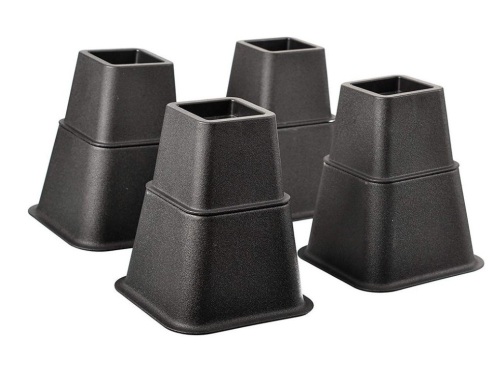 Home-It Adjustable Bed Risers or Furniture Risers - Appear New  - Lot 1005