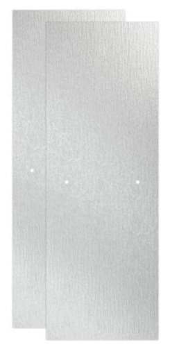 Delta Frameless Sliding Shower Door Glass Panels in Rain For 44-48 in Doors - Appear New  - Lot 257