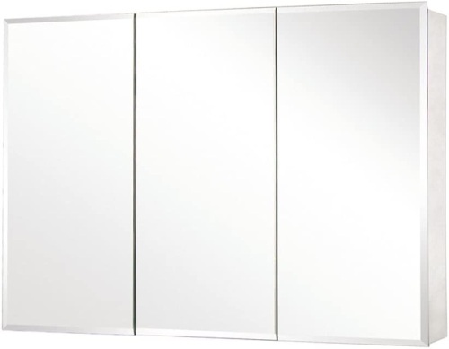 Pegasus SP4588 26" x 48" Tri-View Beveled Mirror Medicine Cabinet, Clear - E-Comm Return, Appears New   - Lot 593