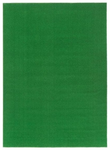 Ottomanson Evergreen Collection 7 ft. 10 in. x 9 ft. 10 in. Green Artificial Grass Carpet - Appears New  - Lot 320