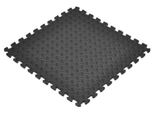 Case of (4) Black 24" x 24" Foam Interlocking Gym Flooring, 6 Pack - Appears New - Lot 589