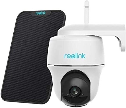 Reolink Argus Pan Tilt Wifi Security Camera with Solar Panel - Appears New  - Lot 91