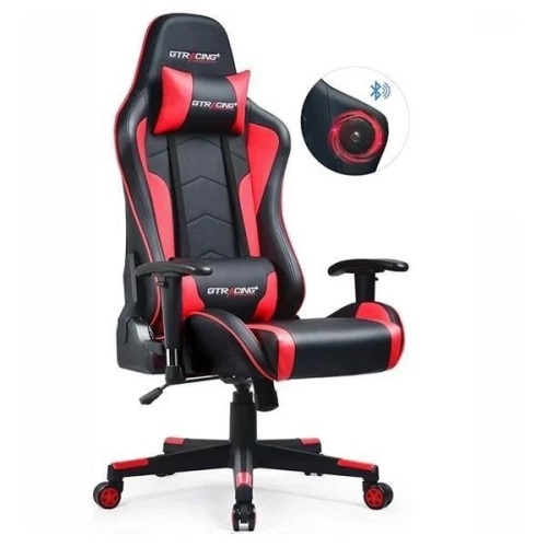 GTRacing Gaming Chair with Bluetooth Speakers - Appears New  - Lot 98