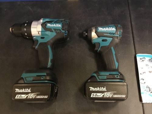 Makita XDT14 Cordless Impact Driver & XPH07 Brushless Cordless Hammer Drill/Driver - E-Comm Returns - Lot 643