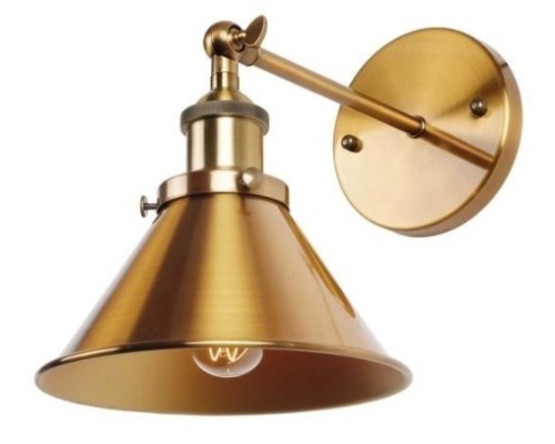 Lot of (2) Parrot Uncle Rhem 1-Light Brass Wall Sconces - Appear New - Lot 893