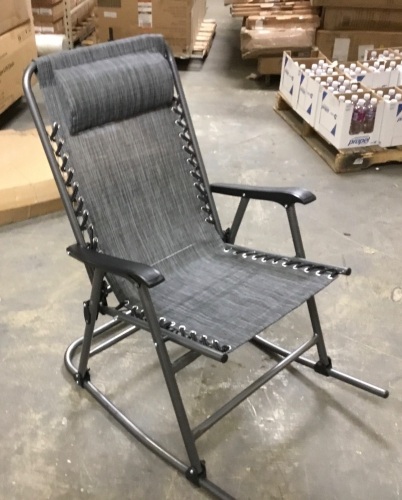 Folding Rocker Chair - Appears New  - Lot 365