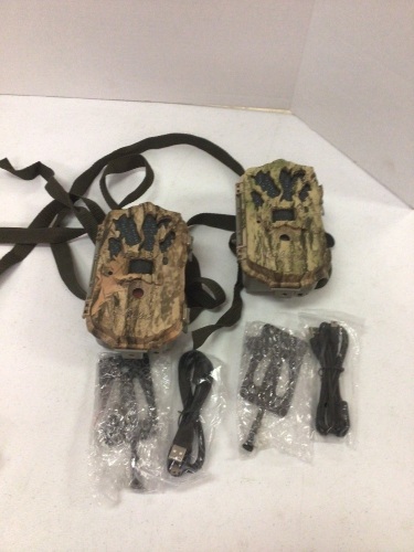 Lot of 2 Outfitter 14 MP IR HD Trail Camera Zonz Woodlands Color, E-Commerce Return, Untested - Lot 420