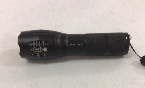 XML-T6 LED Flashlights - Zoomable, 5 Modes, Waterproof Handheld Flashlight with Rechargeable 18650 Lithium Ion Battery & Charger, E-Commerce Return - Lot 421